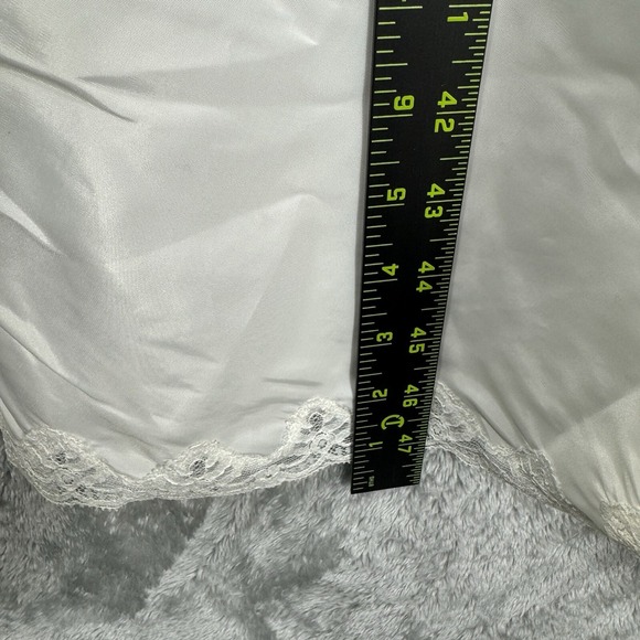 Vintage White Lace Slip Dress Y2K Coquette‎ Lingerie Aesthetic Womens Small - Picture 8 of 13